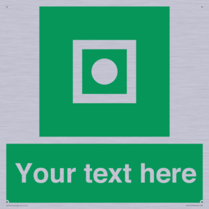 Custom sign safe condition Shipboard general alarm